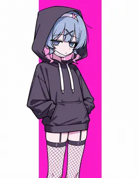 Anime ai art generator showcase 10 - oc maker characters with douga animation style, ai meme potential, professional ai art generator quality