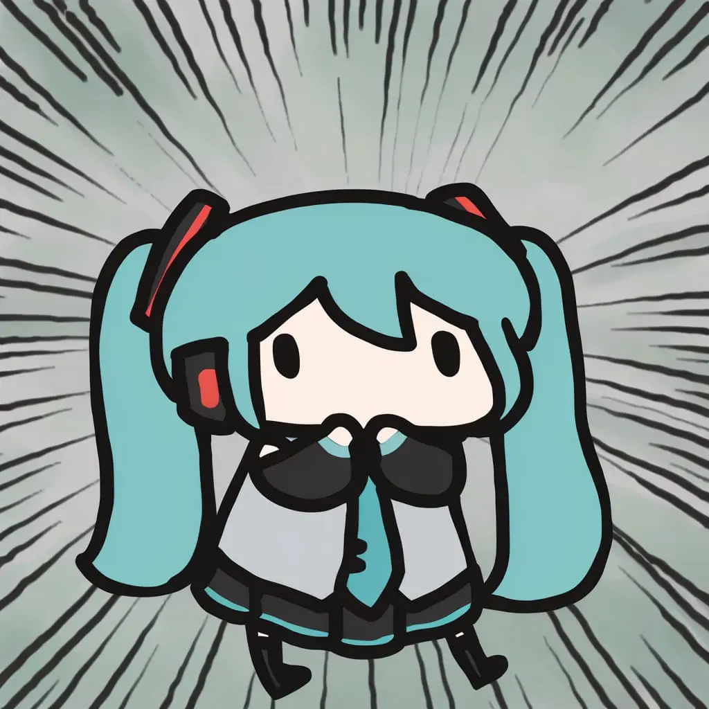 Anime ai art generator showcase 6 - oc maker characters with douga animation style, ai meme potential, professional ai art generator quality