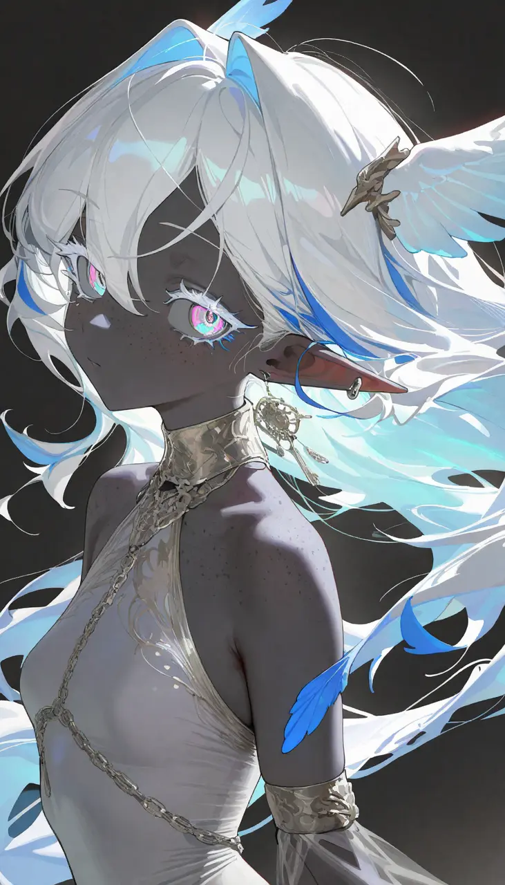 Anime ai art generator showcase 15 - oc maker characters with douga animation style, ai meme potential, professional ai art generator quality