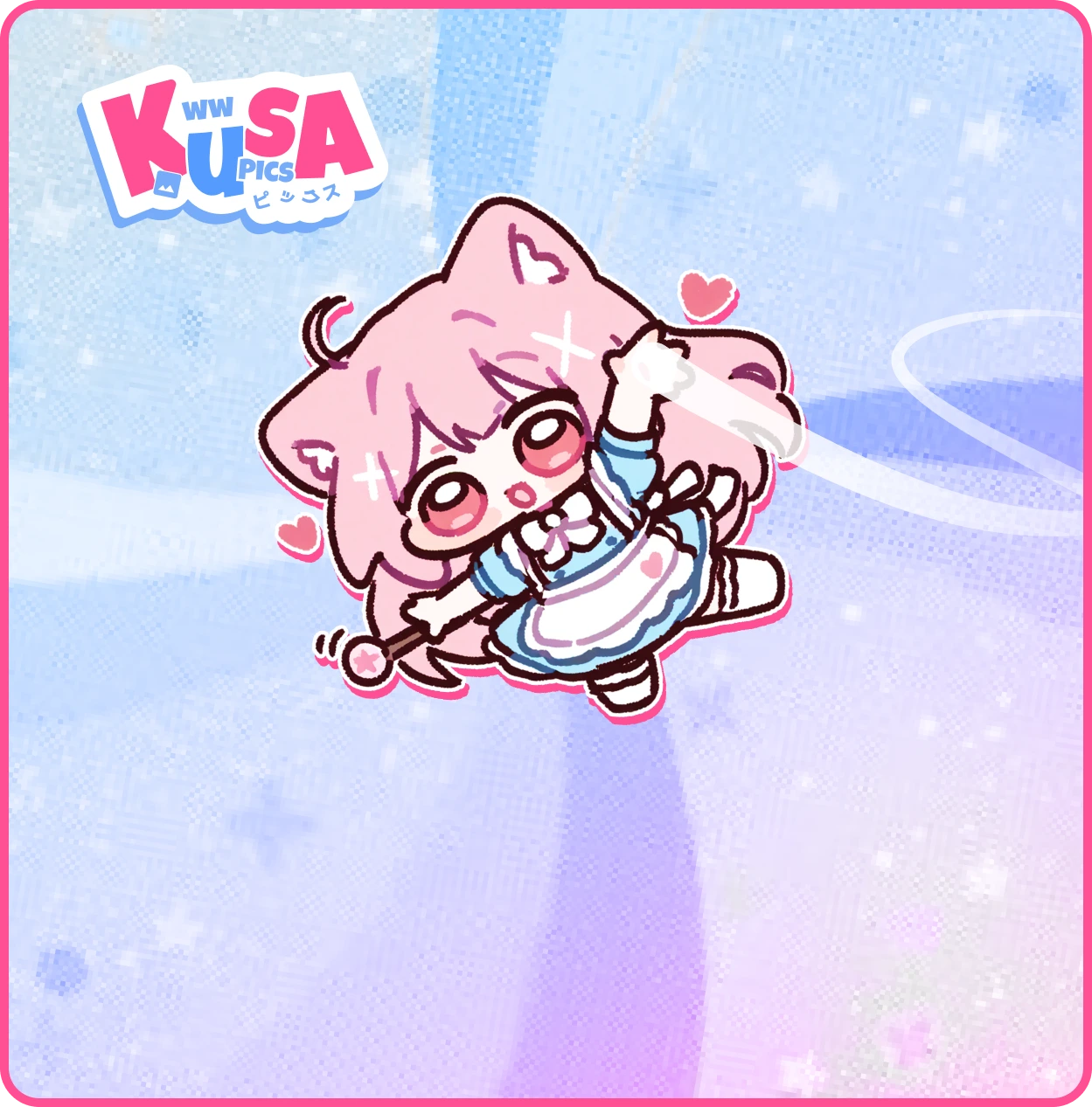 KusaPics mobile - start creating anime images